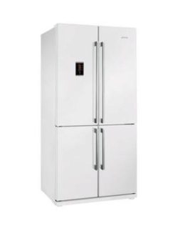 Smeg Fq60Bpe American Style 4-Door No Frost Fridge Freezer